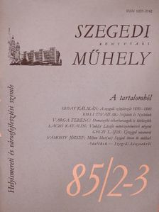 Apró Ferenc - Szegedi könyvtári műhely 1985/2-3. [antikvár]