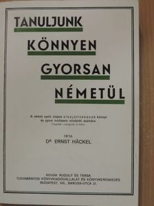 Dr. Ernst Hackel - Tanuljunk könnyen, gyorsan németül! [antikvár]