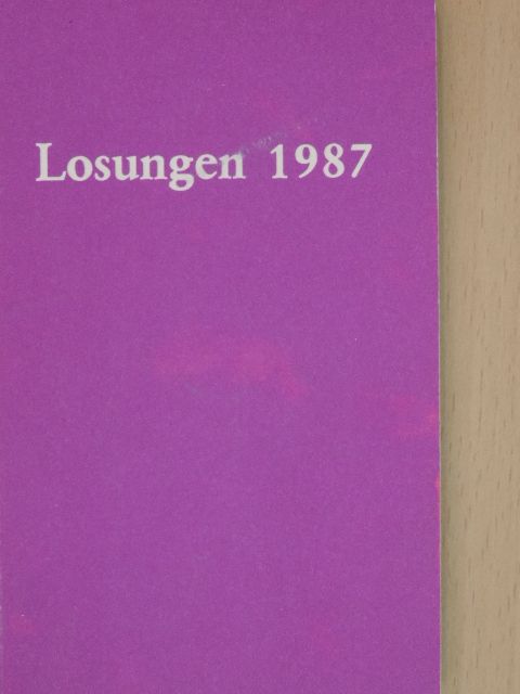 Losungen 1987 [antikvár]