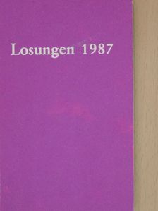 Losungen 1987 [antikvár]