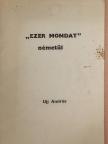 Ujj András - "Ezer mondat" németül [antikvár]
