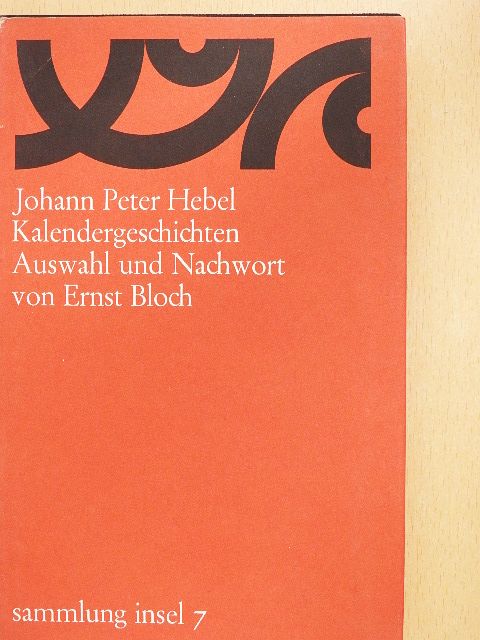 Johann Peter Hebel - Kalendergeschichten [antikvár]