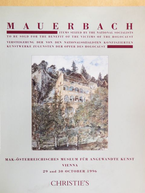 Mauerbach Benefit Sale [antikvár]