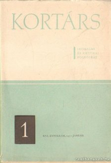 Kortárs 1972. XVI. évfolyam 1. [antikvár]