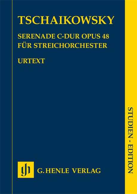 CSAJKOVSZKIJ ( TSCHAIKOWSKY) - SERENADE C-DUR OP.48 FÜR STREICHORCHESTER, STUDIEN-EDITION