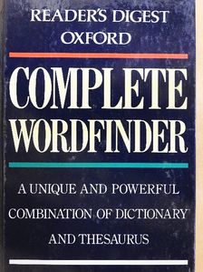 Reader's Digest-Oxford Complete Wordfinder [antikvár]