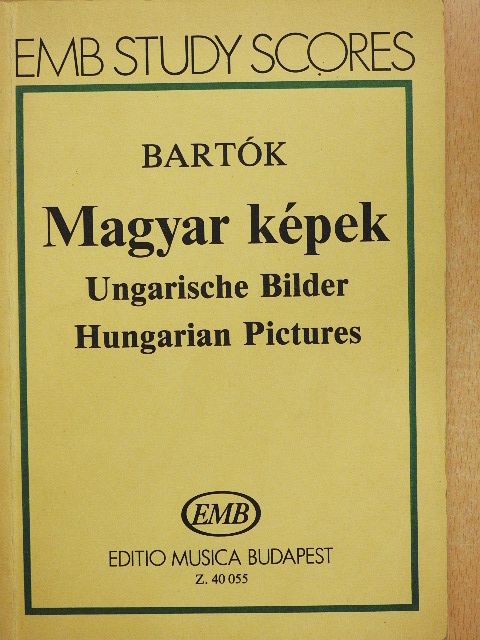 Bartók Béla - Magyar képek [antikvár]