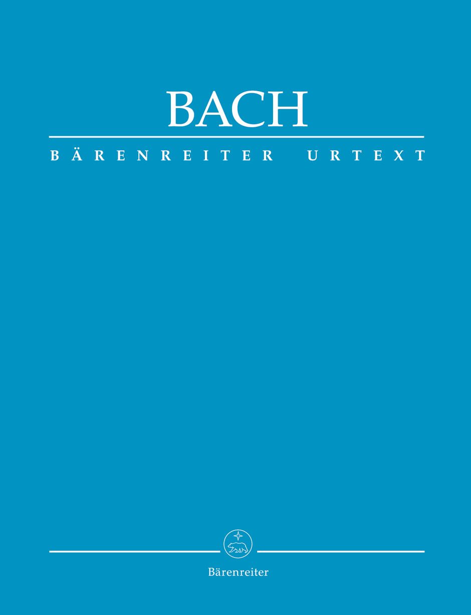 J. S. Bach - SECHS SONATEN FÜR VIOLINE UND OBLIGATES CEMBALO BWV 1014-1019 URTEXT