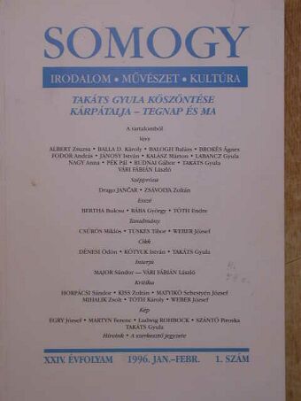 Albert Zsuzsa - Somogy 1996. jan.-febr. [antikvár]