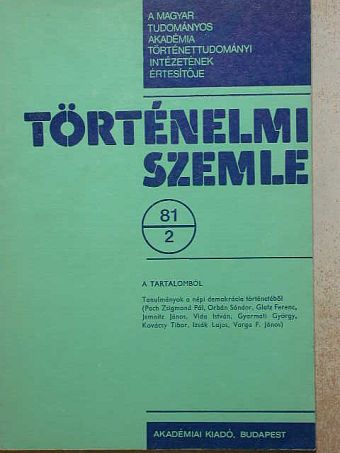 Antall József - Történelmi Szemle 1981/2. [antikvár]