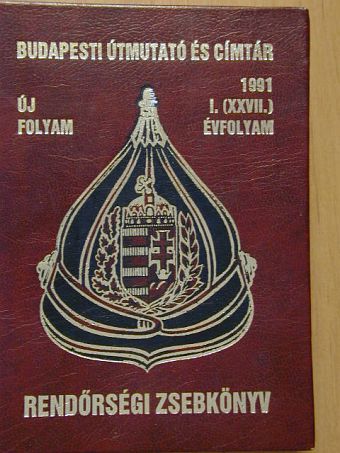 Rendőrségi zsebkönyv 1991. [antikvár]