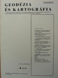 Bartalos Gyula - Geodézia és kartográfia 1979/4. [antikvár]