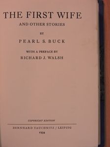 Pearl S. Buck - The First Wife and other stories [antikvár]
