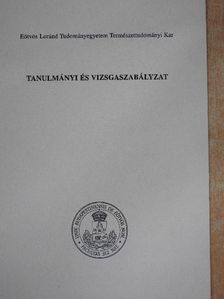 Tanulmányi és vizsgaszabályzat [antikvár]