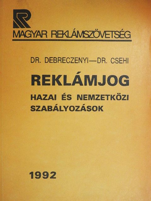 Reklámjog [antikvár]