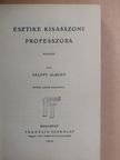 Pálffy Albert - Esztike kisasszony professzora [antikvár]