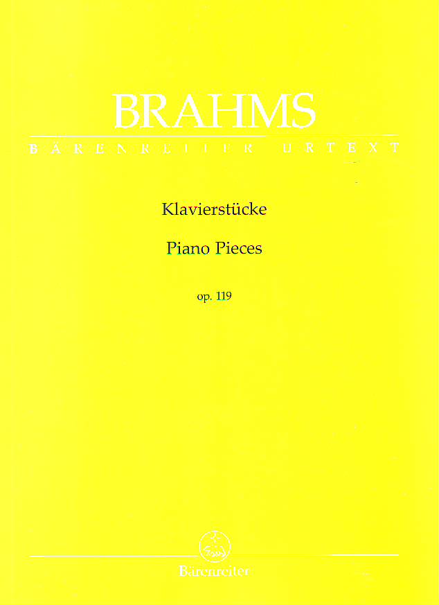 BRAHMS... - KLAVIERSTÜCKE OP.119 URTEXT (CHRISTIAN KÖHN)