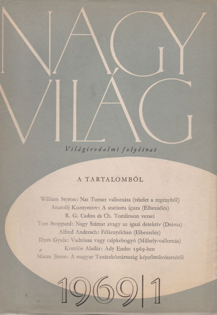 KARDOS LÁSZLÓ - Nagyvilág 1969/1. [antikvár]