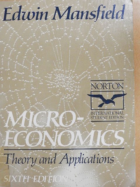 Edwin Mansfield - Microeconomics [antikvár]