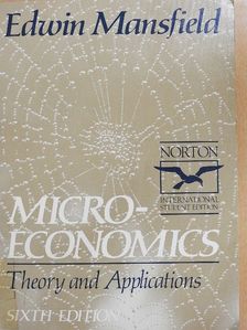 Edwin Mansfield - Microeconomics [antikvár]