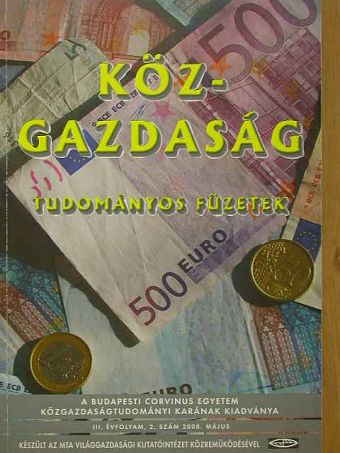 Artner Annamária - Köz-gazdaság 2008. május [antikvár]