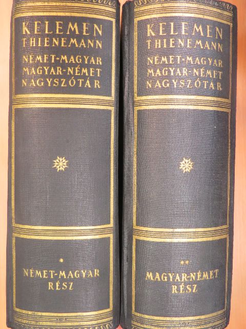 Kelemen Béla - Német-magyar és magyar-német nagyszótár I-II. [antikvár]