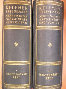 Kelemen Béla - Német-magyar és magyar-német nagyszótár I-II. [antikvár]