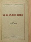 Kovács Endre - Az új szlovák regény [antikvár]