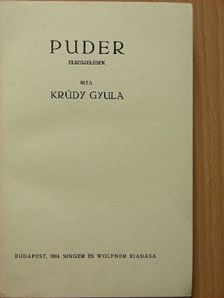 Krúdy Gyula - Puder [antikvár]
