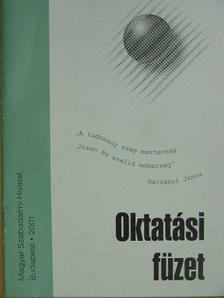 Oktatási füzet [antikvár]