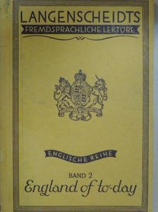 England of to-day [antikvár]