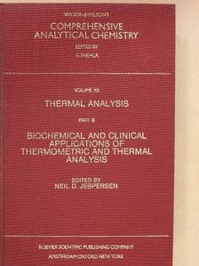 Delbert J. Eatopugh - Thermal Analysis B [antikvár]
