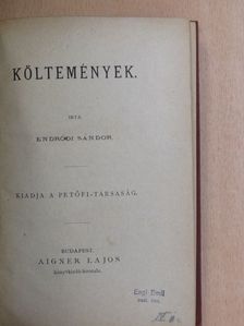 Endrődi Sándor - Költemények I. [antikvár]