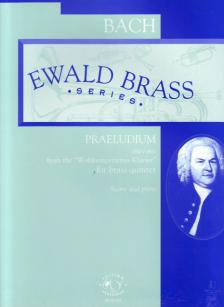 J. S. Bach - PRAELUDIUM (BWV 880) FOR BRASS QUINTET, SCORE AND PARTS (MAZURA JÁNOS)