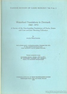 Joensen, Holm Anders - Waterfowl Populations in Denmark 1965-1973 [antikvár]