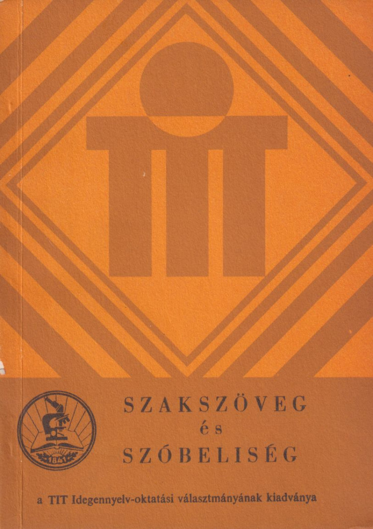 Dr. Hegedüs József - Szakszöveg és szóbeliség [antikvár]