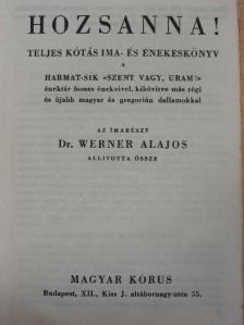 Hozsanna! [antikvár]