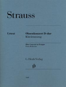 STRAUSS RICHARD - OBOENKONZERT D-DUR, KLAVIERAUSZUG
