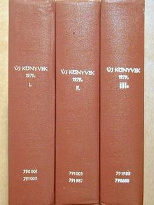 Új könyvek 1979. I-III. [antikvár]