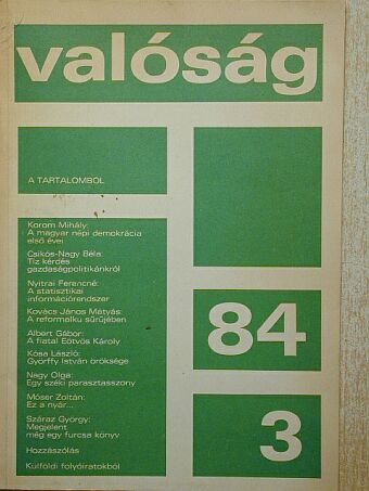 Albert Gábor - Valóság 1984. március [antikvár]