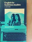 L. Gartside - English for Business Studies [antikvár]