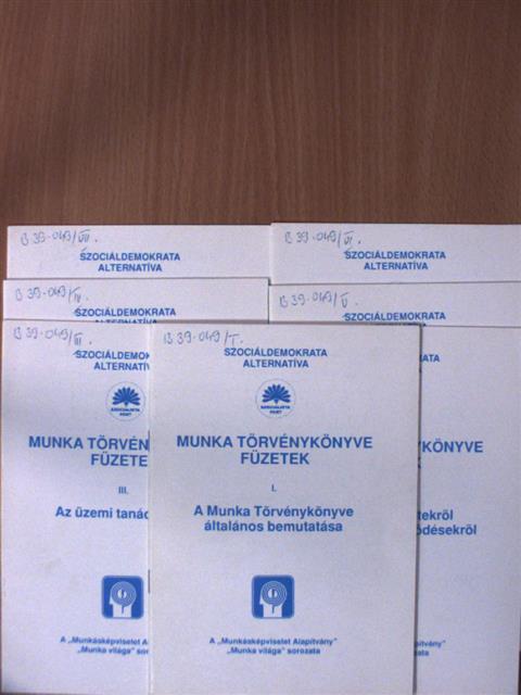Dr. Bíró Sándor - Munka Törvénykönyve füzetek I-VII. [antikvár]
