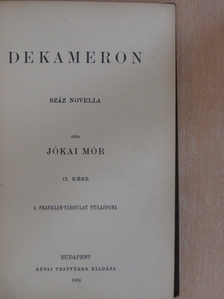 Jókai Mór - Dekameron II. (töredék) [antikvár]