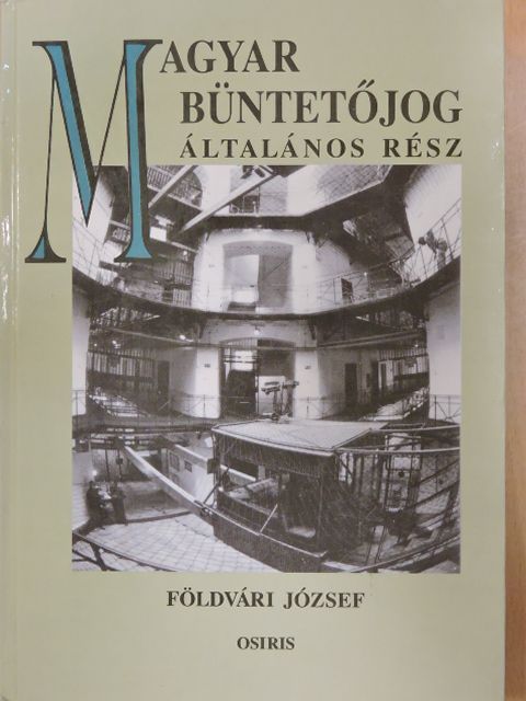 Földvári József - Magyar büntetőjog [antikvár]