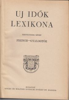 Herczeg Ferenc - Uj idők lexikona XI. kötet [antikvár]