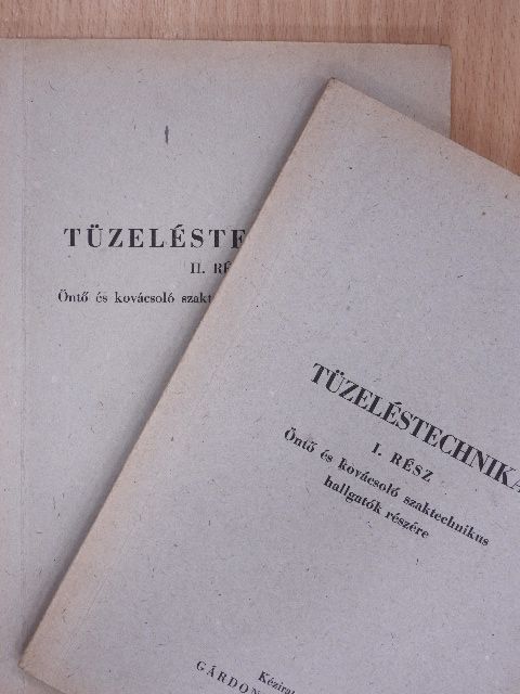 Gárdonyi Sándor - Tüzeléstechnika I-II. [antikvár]