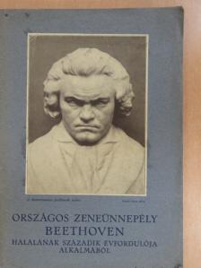 Gróf Apponyi Albert - Országos zeneünnepély Beethoven halálának századik évfordulója alkalmából [antikvár]