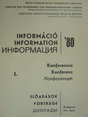 A. M. Razin - Információ '80 Konferencia - Előadások I-II. [antikvár]