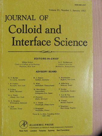 G. E. Totten - Journal of Colloid and Interface Science, January 1982 [antikvár]