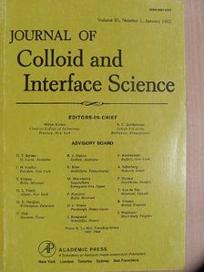 G. E. Totten - Journal of Colloid and Interface Science, January 1982 [antikvár]